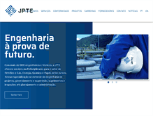 Tablet Screenshot of jpte.com.br